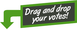 Drag and drop to vote